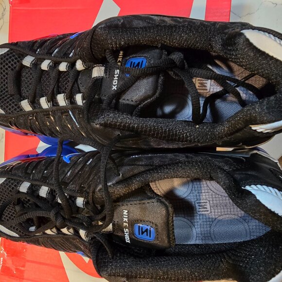 Nike Shox TL Black Racing Blue Metal Silver CN0151-004 Men's Size 12 SHOES NEW - Picture 9 of 16